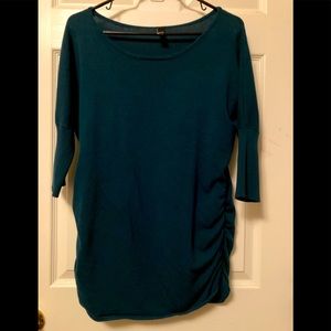 Light teal sweater top